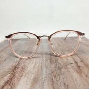 Yogo Vision Womens +1.00 7069 Rose Gold Colored Eyeglasses